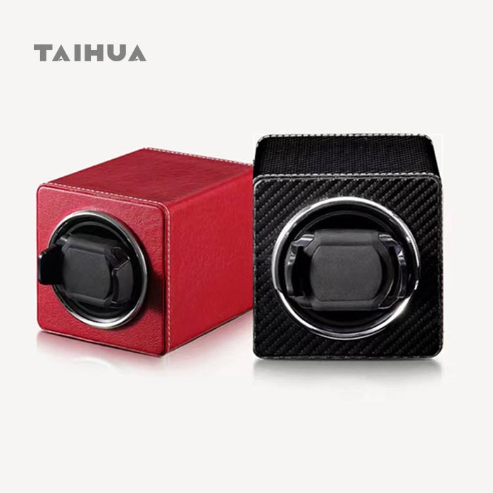Battery Powered Leather Single Automatic Watch Winder