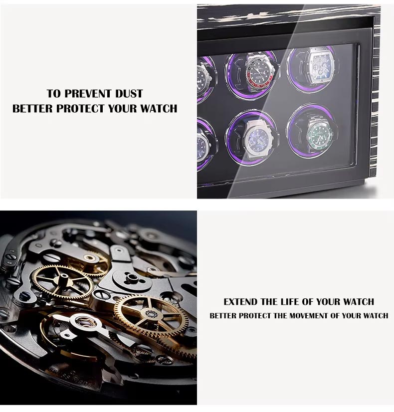 6 Watch Winder with 6 Storage