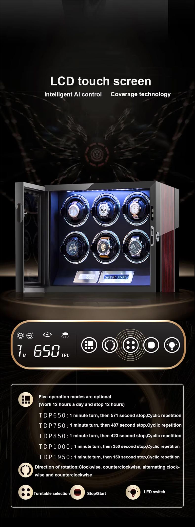 6 Slot Watch Winder