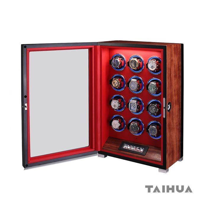 Luxury Wood 12 Piece Watch Winder