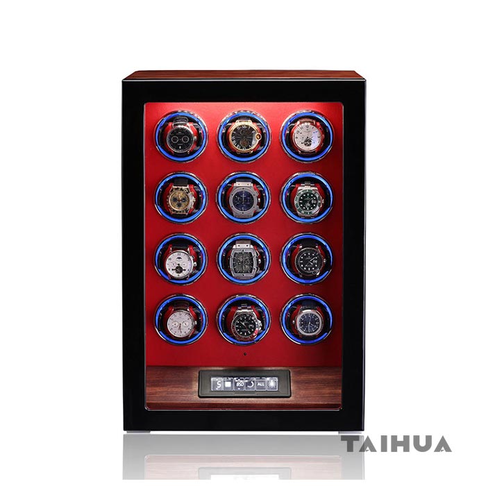 Luxury Wood 12 Piece Watch Winder