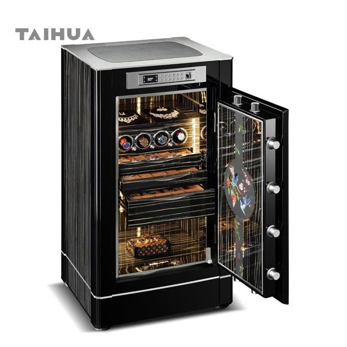 Luxury Watch Winder Safes with Custom Interiors and Colors Super Fiber Chamois