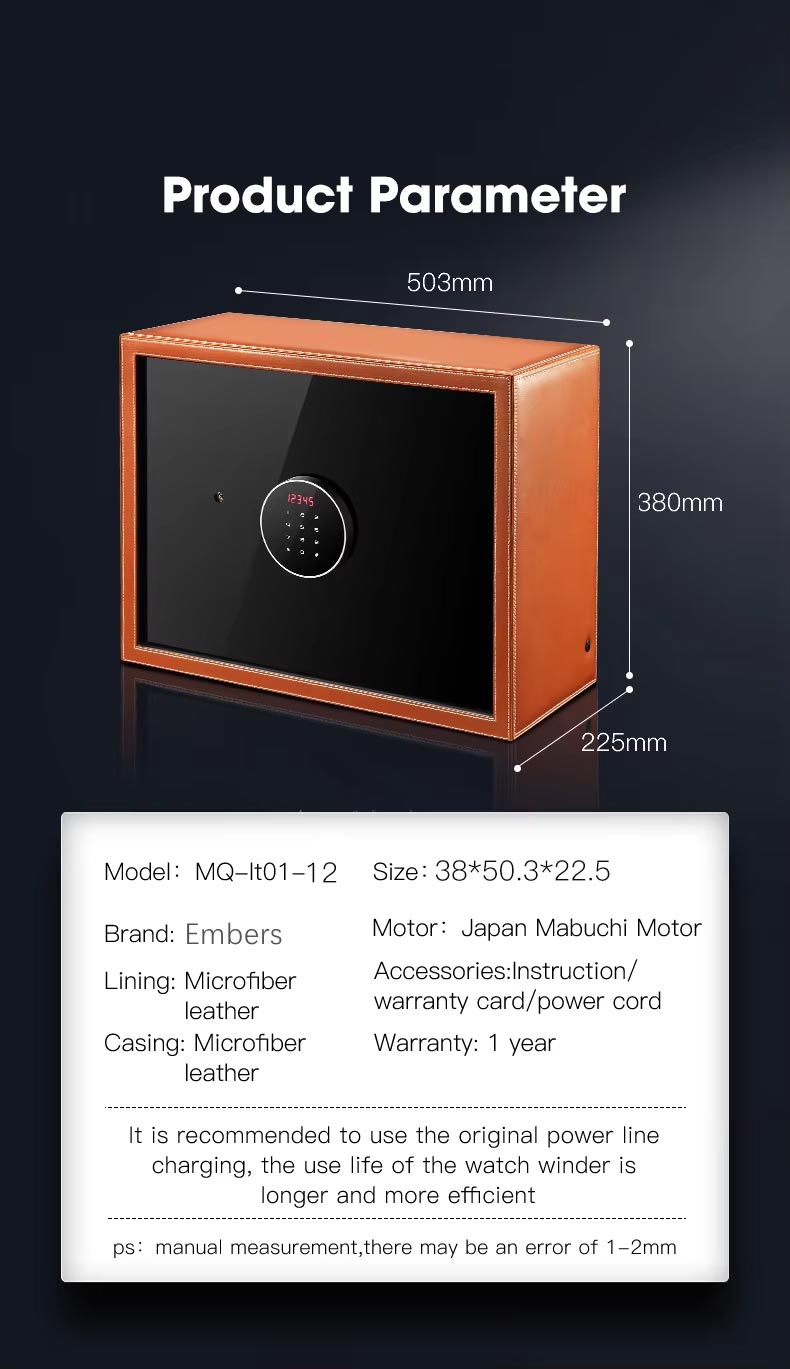 watch safe with winder