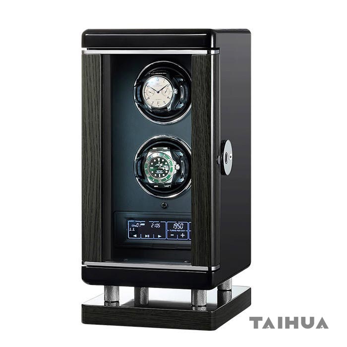 Dual Automatic Watch Winders with Remote Control & Fingerprint Unlock