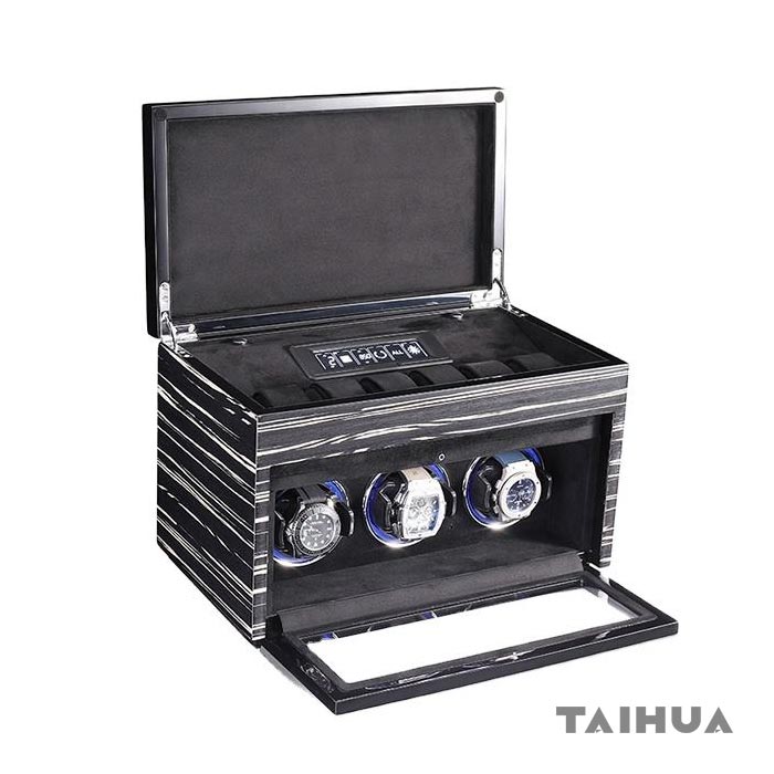 Automatic 3 Watch Winder With 6 Storage