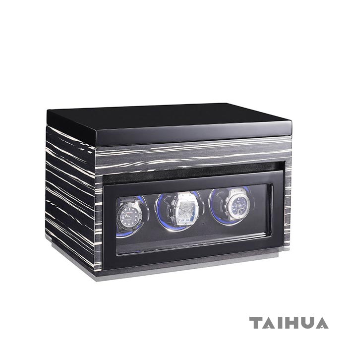 Automatic 3 Watch Winder With 6 Storage