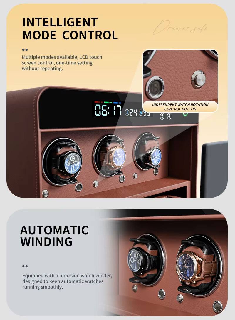 3 watch winder with storage 
